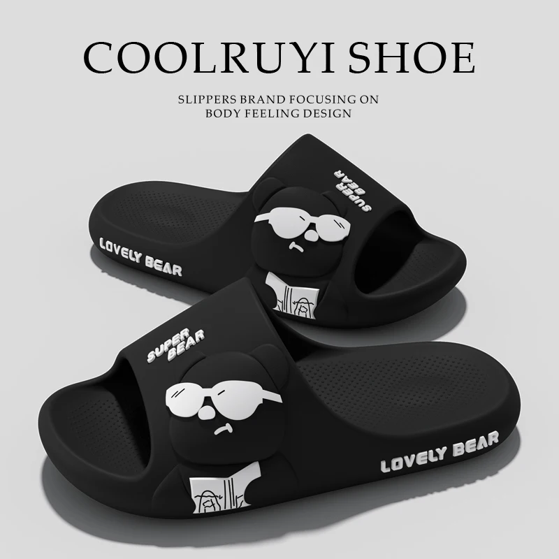 Couple Cartoon Cat Soft Sole Sides Summer 2026 Plus Size 36-45 Comfortable Home Eva Slippers Woman Slip On Wear-Resistant Shoes - view 4
