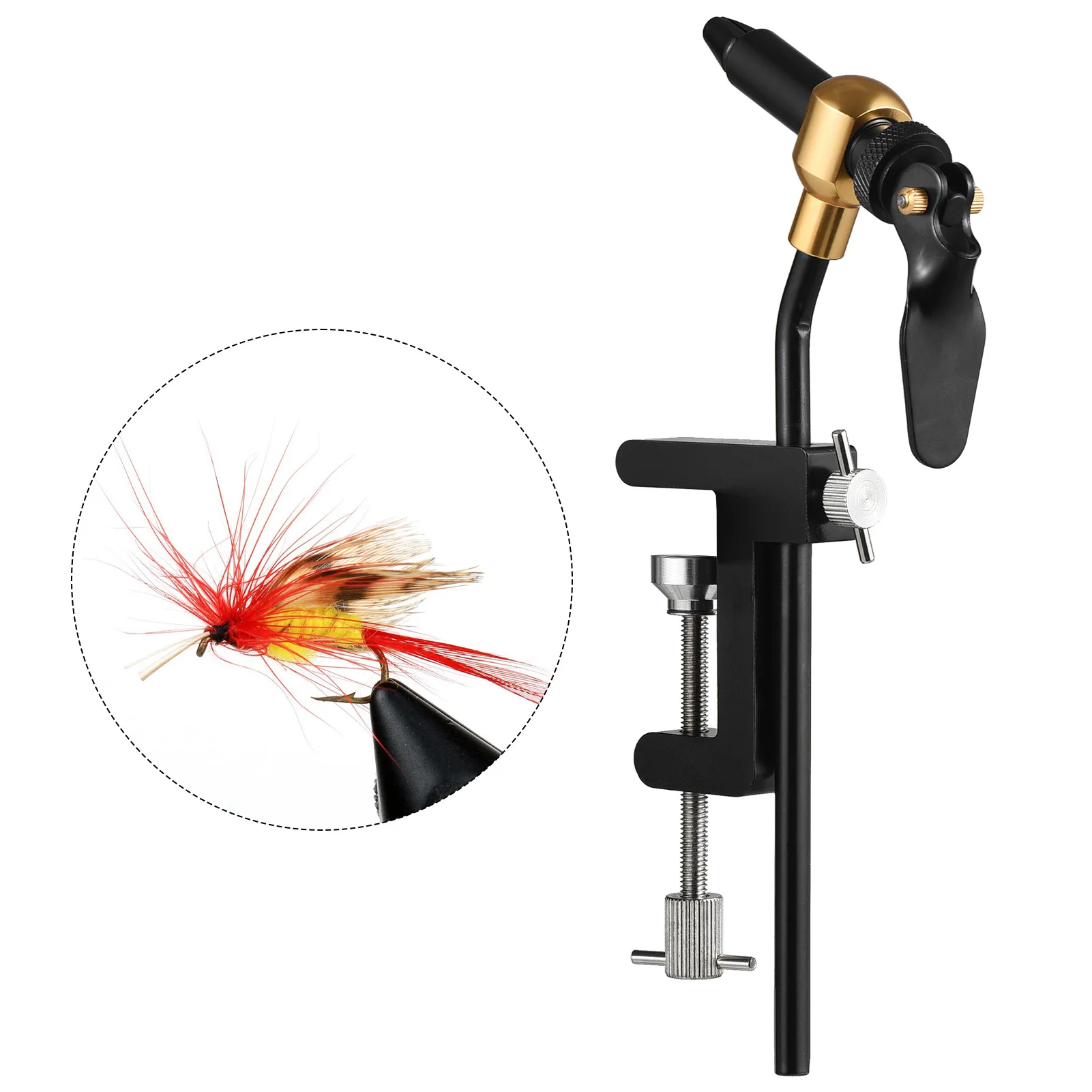 

Fly Tying Vise Flies Tying Tool Lure Making Vise Fly Tying Vise Flies Tying Tool Lure Making Teasers Tool Fishing Accessory