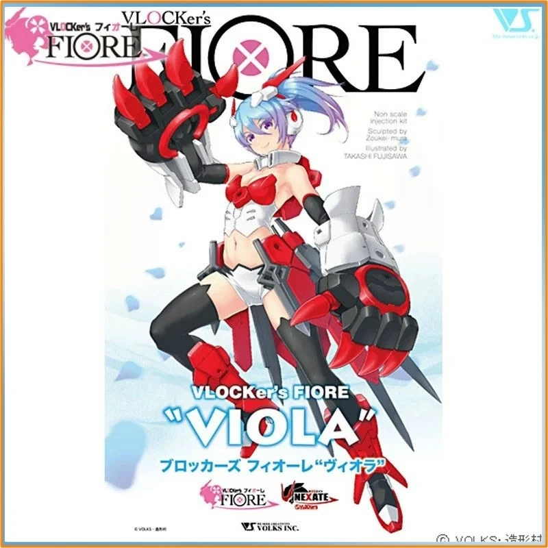 2026 Genuine Vlocker'S Fiore Syrinx Primula Belarina Viola Alice Iris Ver.1.5 Mecha Girl Action Figure Model Kit In Stock