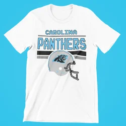 Carolina Panthers Tecmo Bowl Throwback Retro NES Pixel Art 8 Bit Graphic T-Shirt