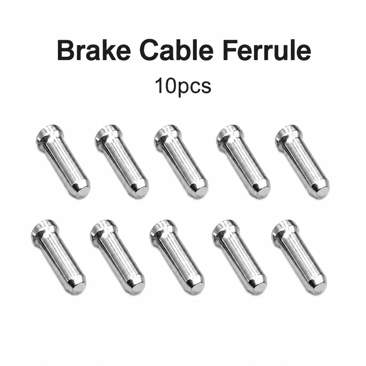 Aluminum Bicycle Brake Shifter Cable Tips Inner Wire End Caps Crimps for MTB Bike Derailleur Shift & Brake Line Accessories
