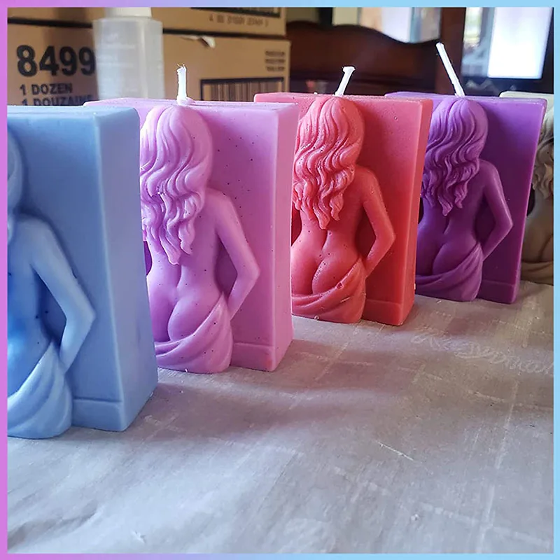 Female Naked Body Mold, Nude Women Body Mold for Clay Soap Mould for Resin Pendant Plaster Carving Gift Home Decoration view 5