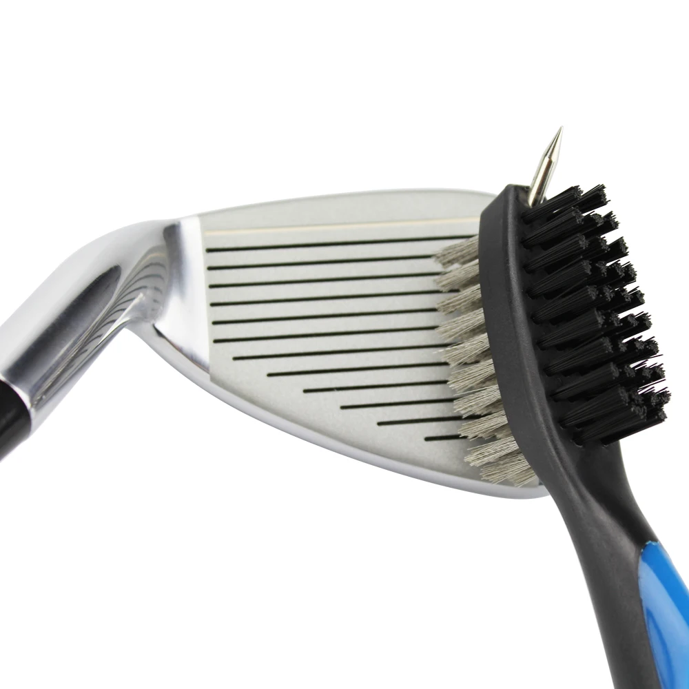 Golf Cleaning Brush For Club With Carabiner Groove Sharpener Cleaner Multi Style Drop Ship