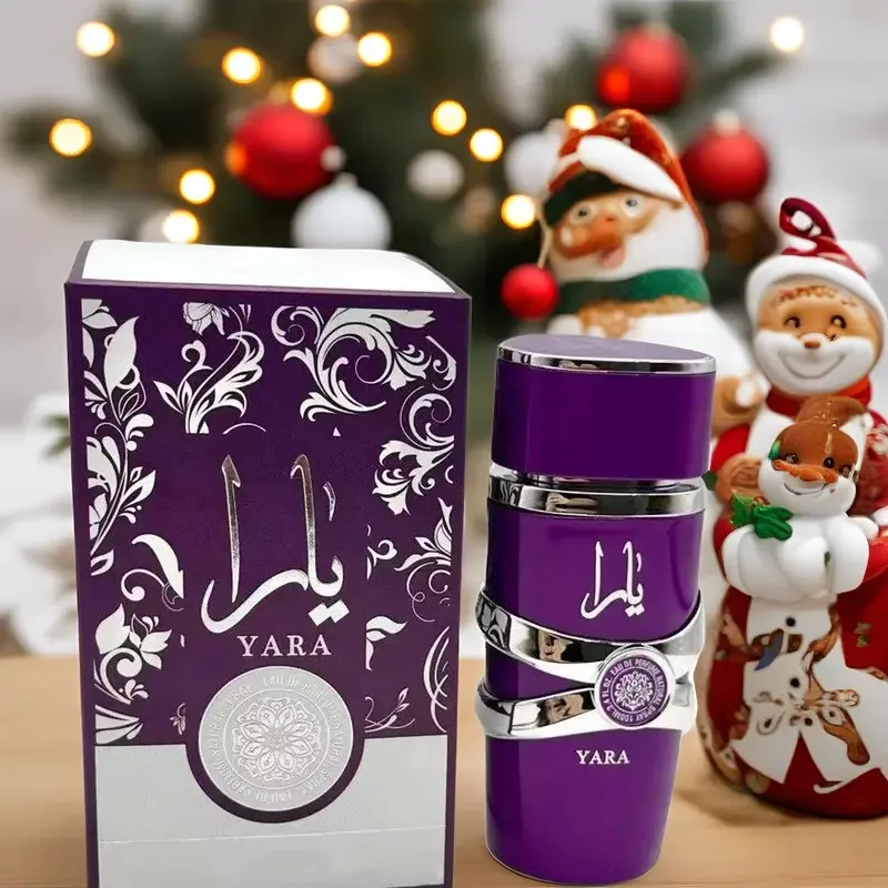 Perfumy w sprayu Yara - fioletowe, 100 ml, długotrwały zapach dla kobiet i mężczyzn, idealny prezent, do użytku na co dzień i na czas wolny