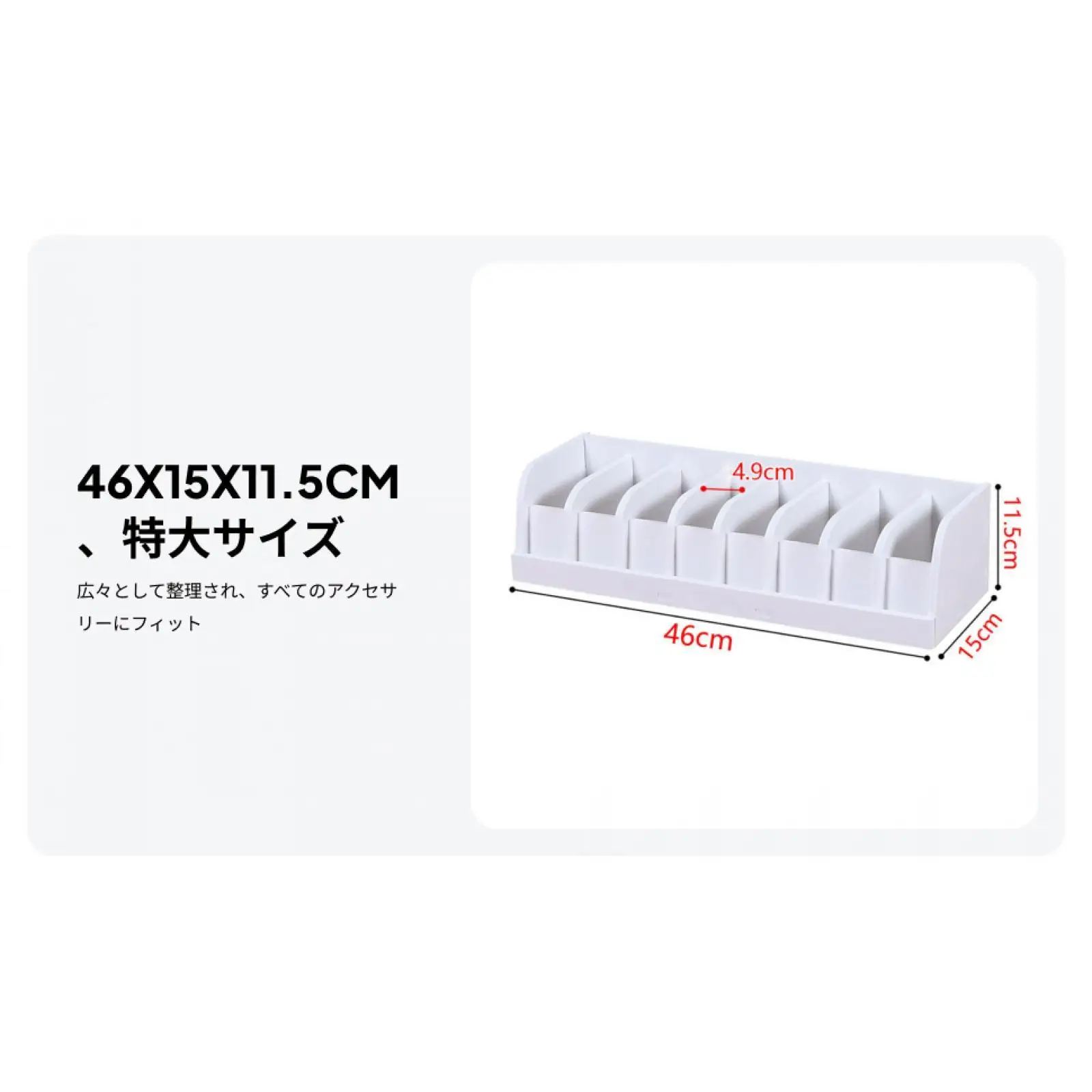 Belt Organizer Rack 8 Grids Tie and Bow Tie Holder PVC Storage Box Closet Accessories for Clothes Organizer in Drawers