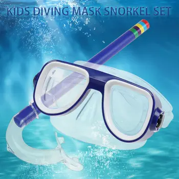 Bambini sport acquatici nuoto tubo secco maschera da Snorkeling Set bambini occhialini da immersione bambini Snorkeling Gear Scuba Diving Mask