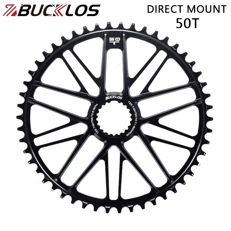 

BUCKLOS Bicycle Direct Mount Chainring 50T Road Bicycle Chainweheel Aluminum Alloy 50T Folding Bike Chain Ring for SHIMANO