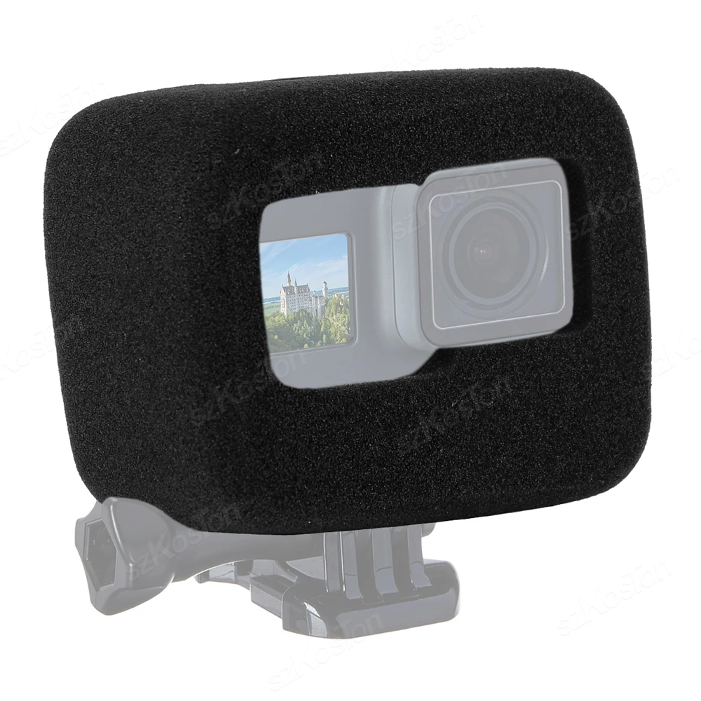 

Windshield Wind Noise Reduction Sponge Foam Case For GoPro HERO 12 10 9 Cover Housing For Gopro Hero 11 Action Camera Accessorie