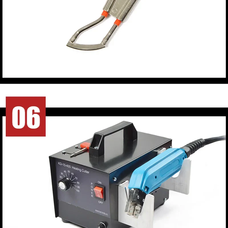 الكهرباء الساخن سكين آلة قطع الرغوة للإسفنج اللؤلؤ القطن مادة الألياف الكيميائية اقتصاص أدوات كهربائية 230 فولت 50 هرتز 400 واط