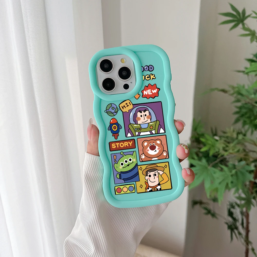 Toy Story Buzz Lightyear  Phone Case for Samsung S24 S23 S22 S21 FE Ultra J7 Pro Prime 5G Candy Color Soft Silicone TPU Cover image 4