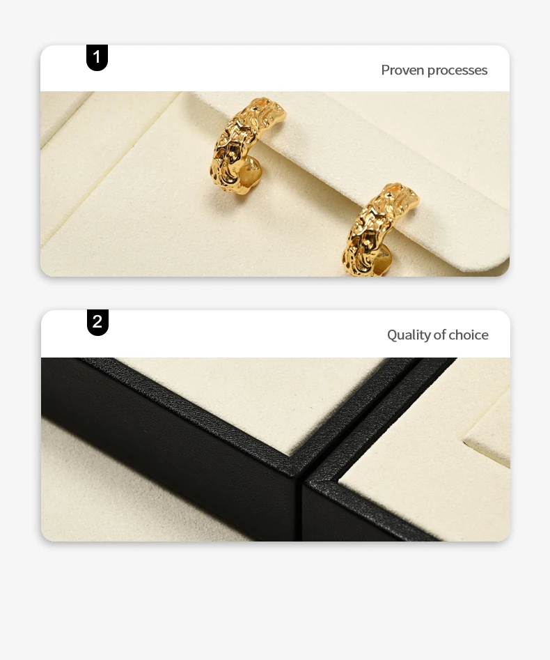 Oirlv Beige Schmuck-Display-Set für Ringe, Ohrringe, Armbänder, Halsketten, Organizer-Tablett aus Leder und Mikrofaser, Ausstellungszubehör für Juweliergeschäfte – Detail 8