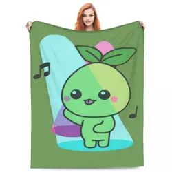 Throw Blanket Lost Ark Merch Lostark Hello Mokoko Micro Fleece Blanket Modern Comfortable For Living Room AntiPilling Blanket