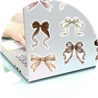 

【W3】50 Sheet Simple Bow Stickers Cute Sweet Bowknot Sticker DIY Luggage Laptop Graffiti Decals Scrapbook Notebook Decoration