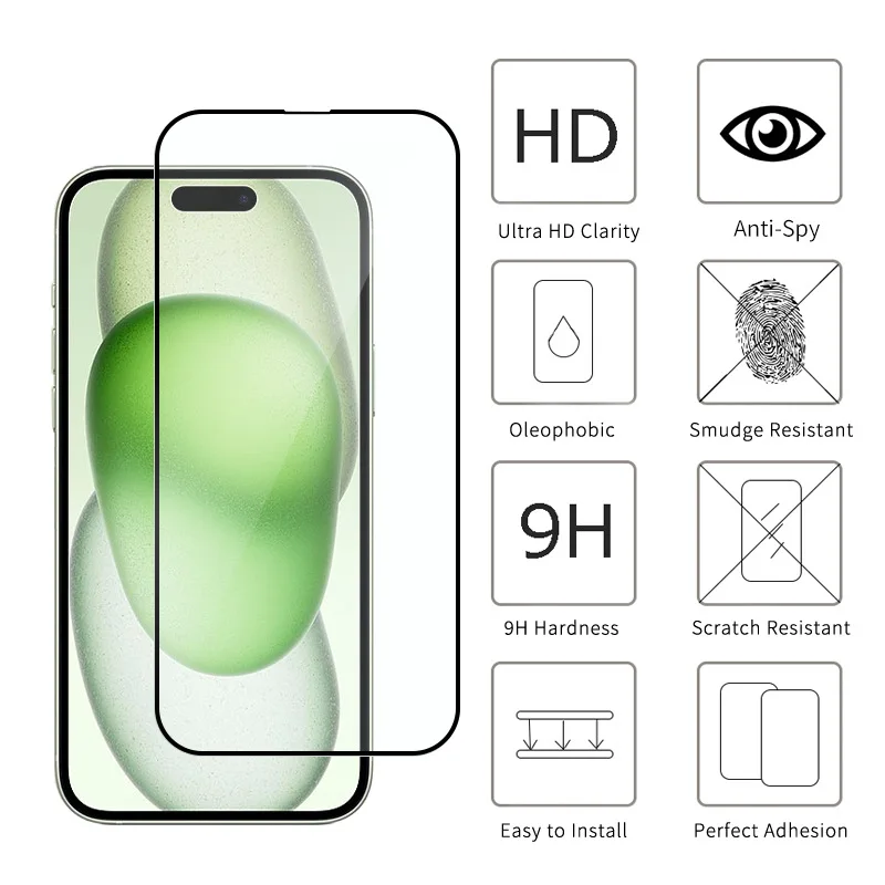 Protecteur d'écran pour iPhone, Verre de protection, Guatemala, 16 15 14 13 12 11 Pro Max, XS Max