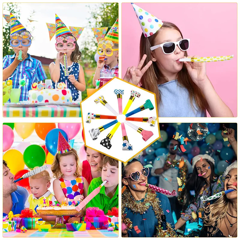 20/30/60/120 Stück Teleskop-Pfeifen aus Kunststoff, Party-Lärmmacher, Party-Unterhaltung, Anfeuerungsrequisiten, Festival-Geschenk TMZ – Detail 4