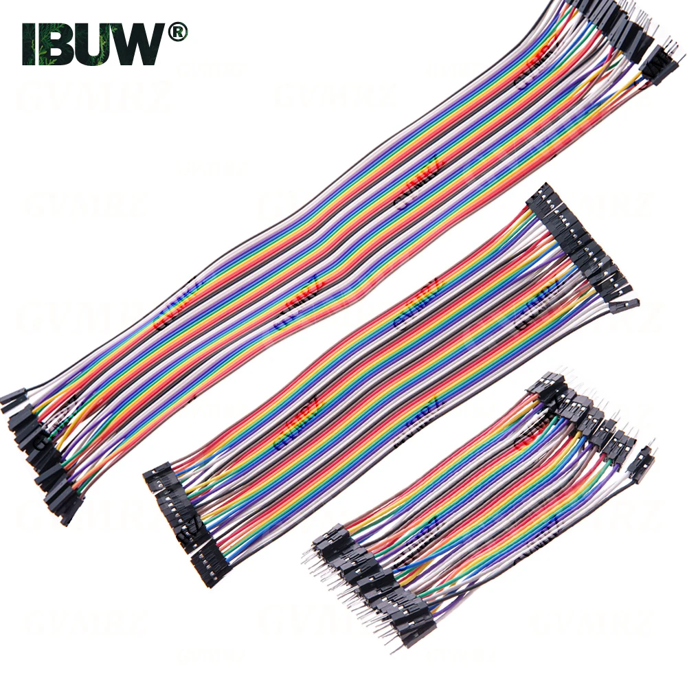 Dupont Line 10CM 20CM 30CM 40Pin Male to Male + Male to Female and Female to Female Jumper Wire Dupont Cable for Arduino DIY KIT