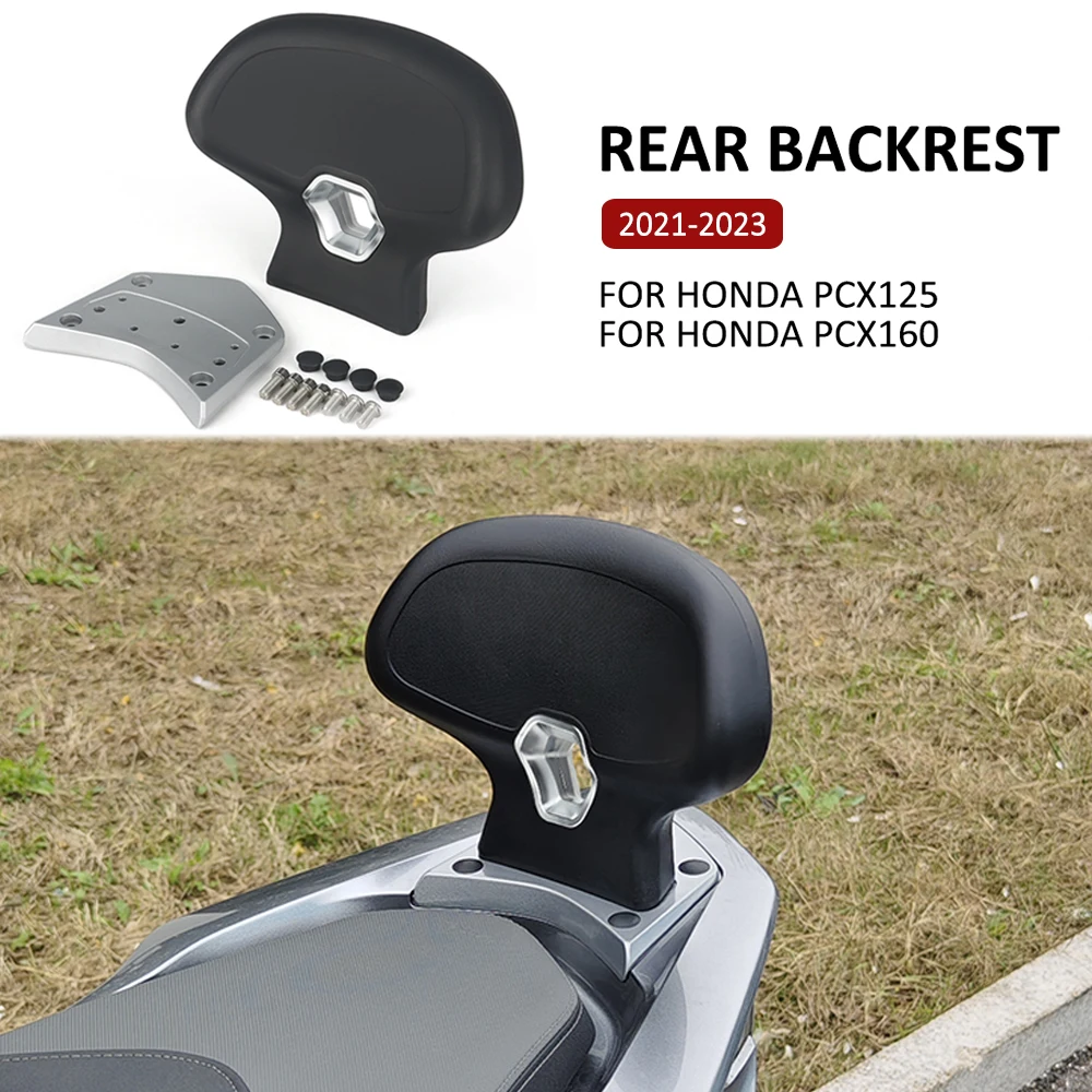 For Honda PCX 160 PCX160 PCX 125 PCX125 2021-2023 2022 Motorcycle Accessories Rear Passenger Seat Backrest Cushion Back Rest Pad