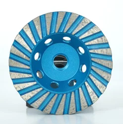 5 inch 125mm Diamond Cup Wheel Bowl Sharp Corrugated Grinding Wheel for Grinding Concrete Marble