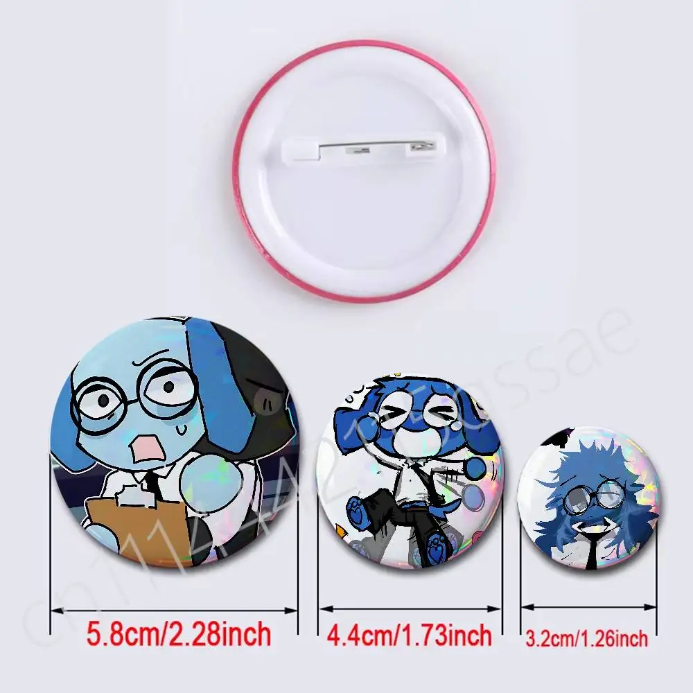 For Animal Anomaly Secretary Badge Tinplate Soft Button Pin Brooch Metal Badge Custom Jewelry Accessories Hat Bag Lapel
