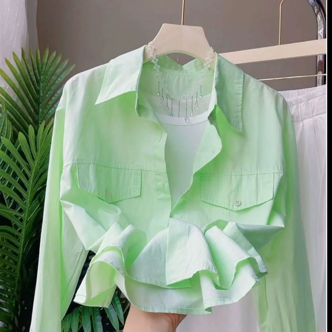 Green cotton