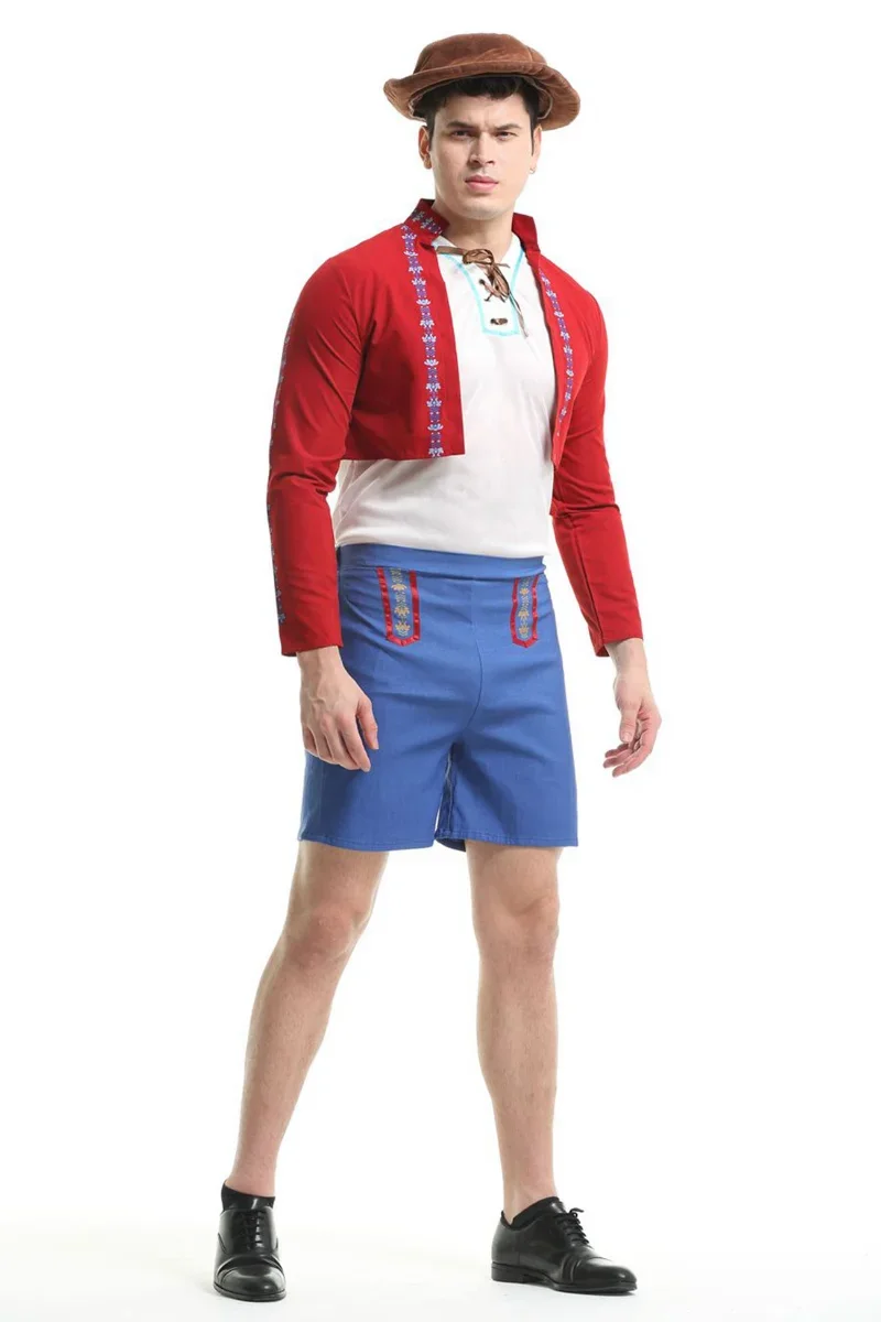Europäisches Kultur-Festival-Kostüm Stierkämpfer-Cosplay-Anzug Deutsches Oktoberfest-Kostüm Spanisches Bühnen-Jacken-Outfit-Set – Detail 6