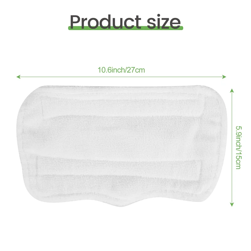 BAAY 4 عبوات من وسادات ممسحة البخار البديلة لـ Shark S3101 S3202 S3250 وسادة تنظيف قابلة للغسل وسادة باخرة للأرضيات الصلبة