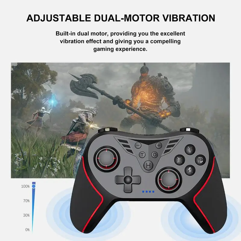 Game Joystick Controller Vibrate Plug And Play Gamepad Pc Compatible Video Game Console Game Accessories 3-Mode Turbo 2 Custom