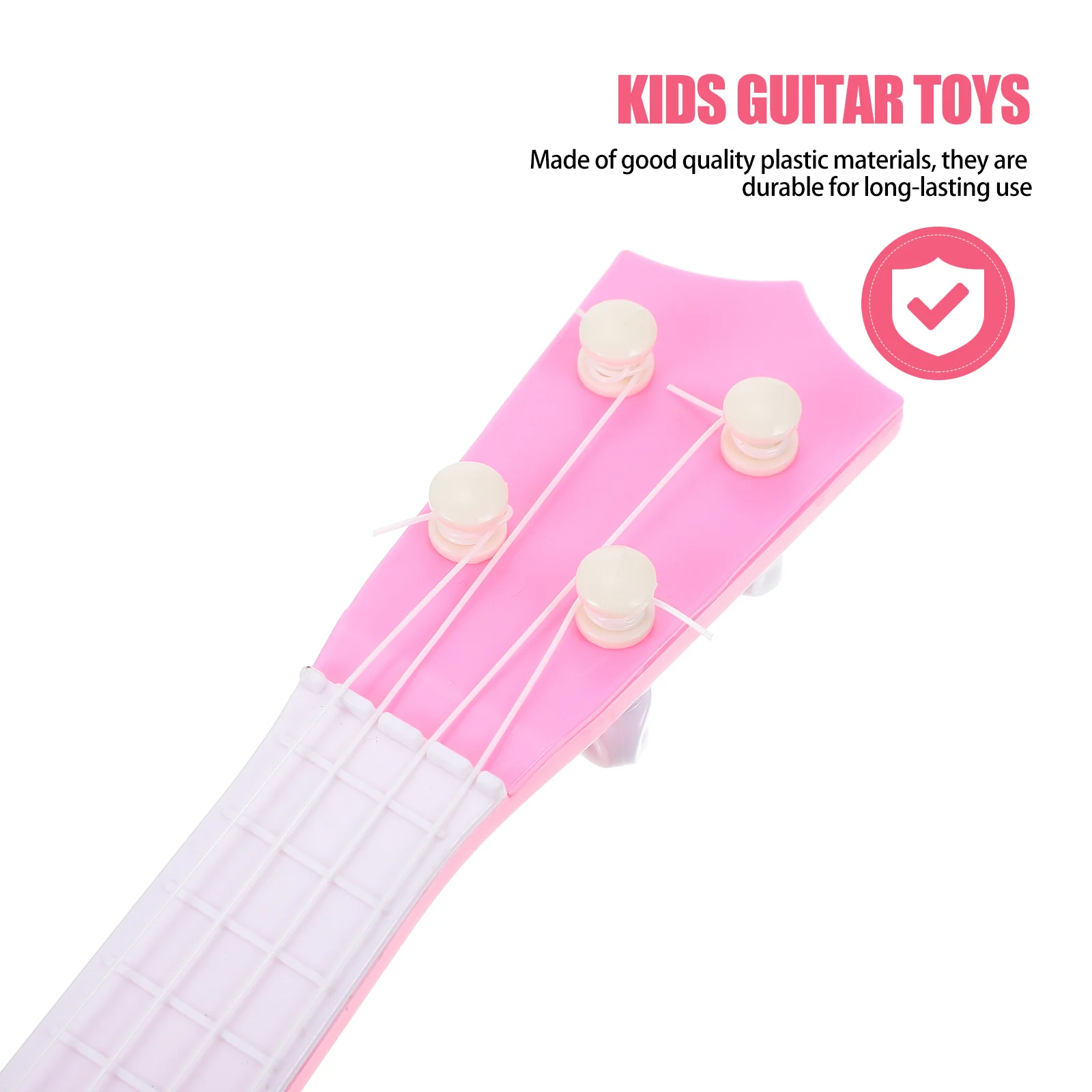 

2Pcs Kids Musical Instrument Set Cute Mini Guitar for Boys Girls Early Learning Decorative Plaything Gift Idea