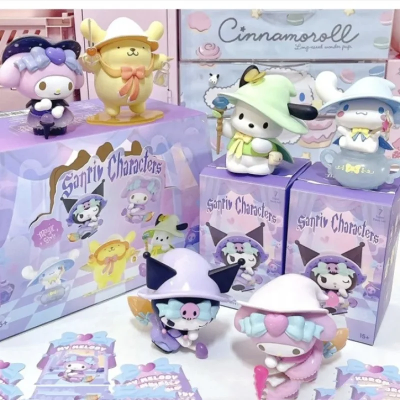 

1/6 шт. глухая коробка Magic Story — популярные детские игрушки и фигурки My Melody, Kuromi & Cinnamoroll для подарков на день рождения
