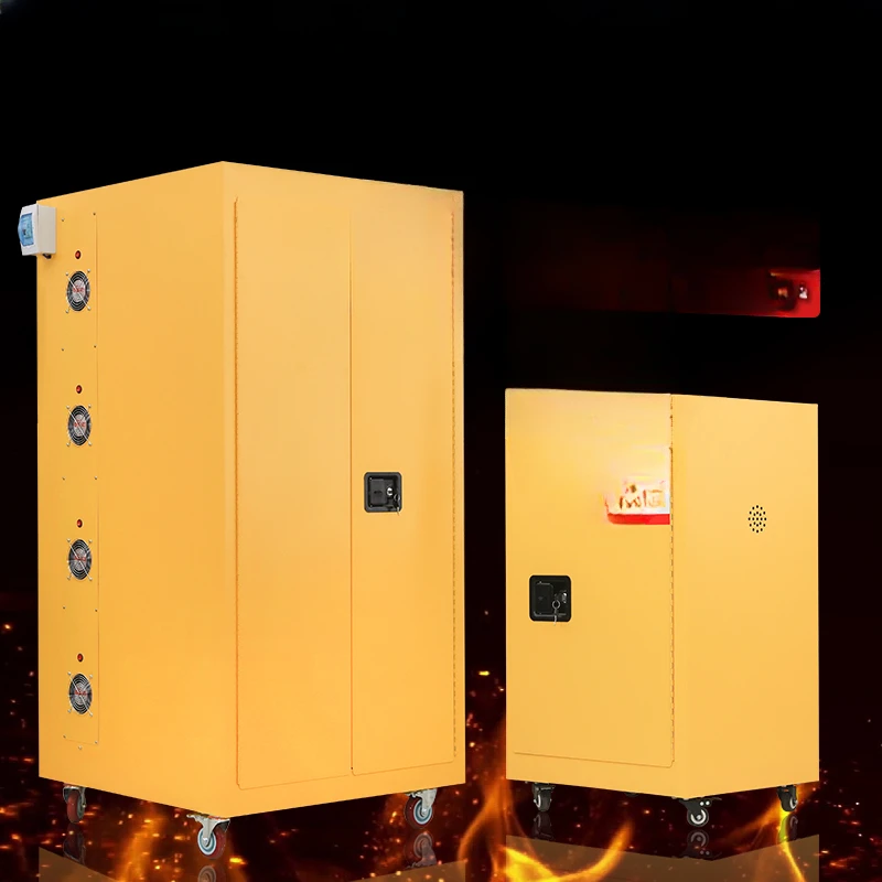 Lithium battery explosion-proof charging cabinet Electric vehicle smoke alarm safety cabinet