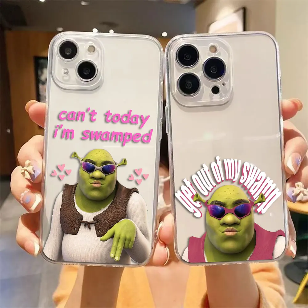 

Anime Funny Movie S-Shrek Cover Clear Phone Case For Xiaomi POCO X5 X4 X3 NFC GT F3 F5 M4 M3 11 11T PRO LITE NE TPU Case Funda