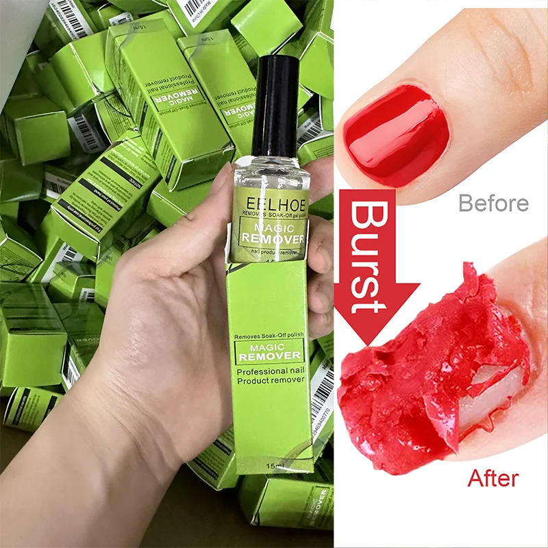 15ml Magic Remover Nail Gel Polish Quick Remover Semi Permanent Varnish glue Cancel Glue Nail Professional Remove Gel Polish Rem