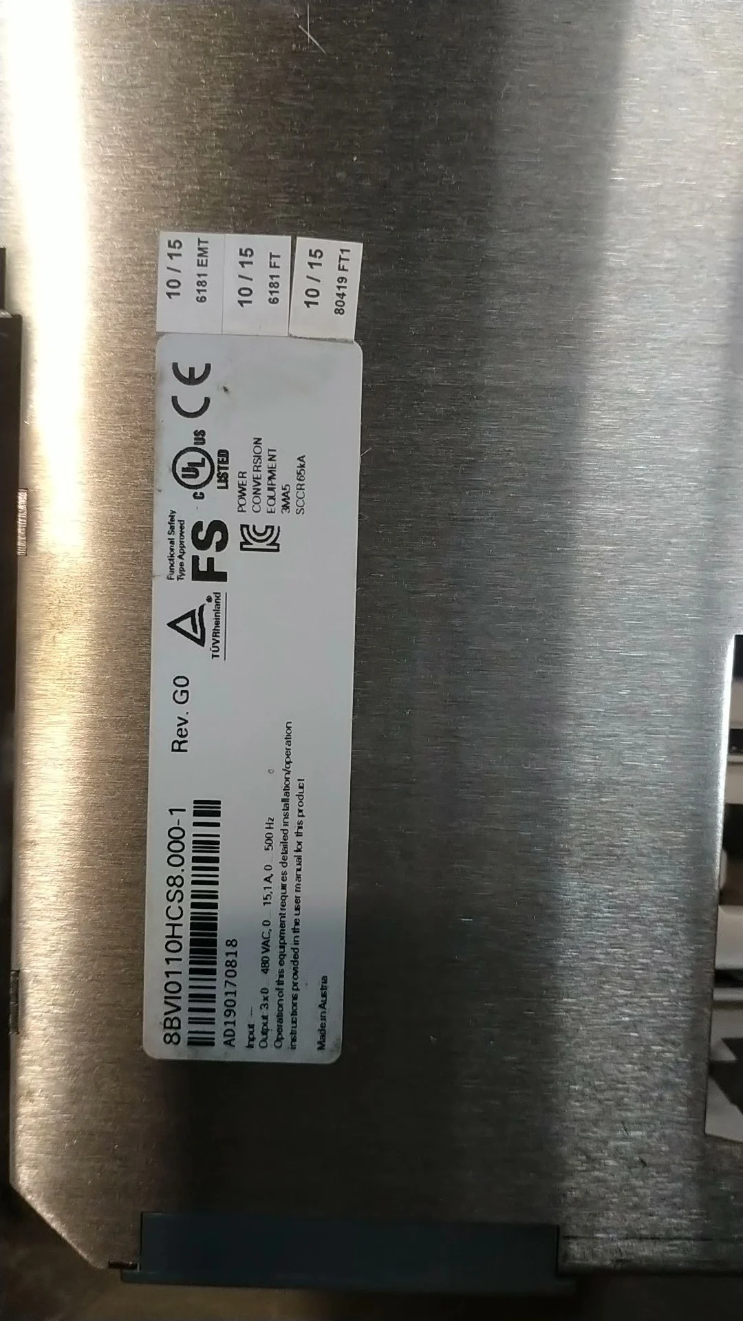 8BVI0110HCS8.000-1 Сервопривод для B&R