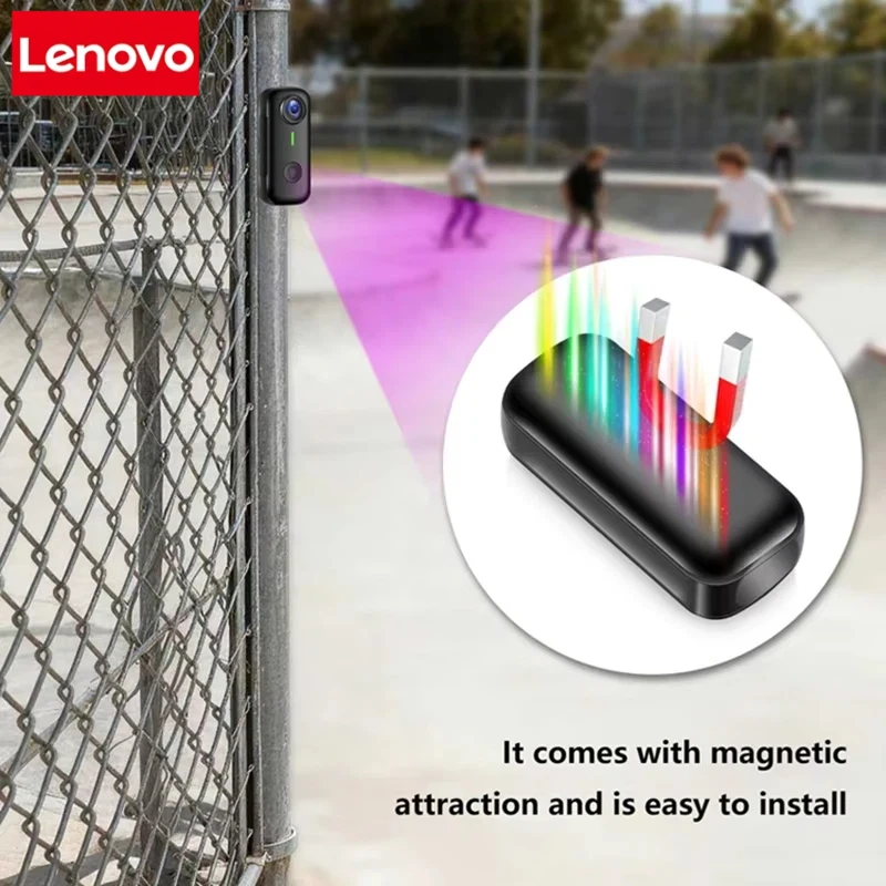 Lenovo 8K 1080P Outdoor Sports Thumb Camera Motorcycle Bike Sport Student Mini Filming Bicycle Action Body Cam And Video Record image 2