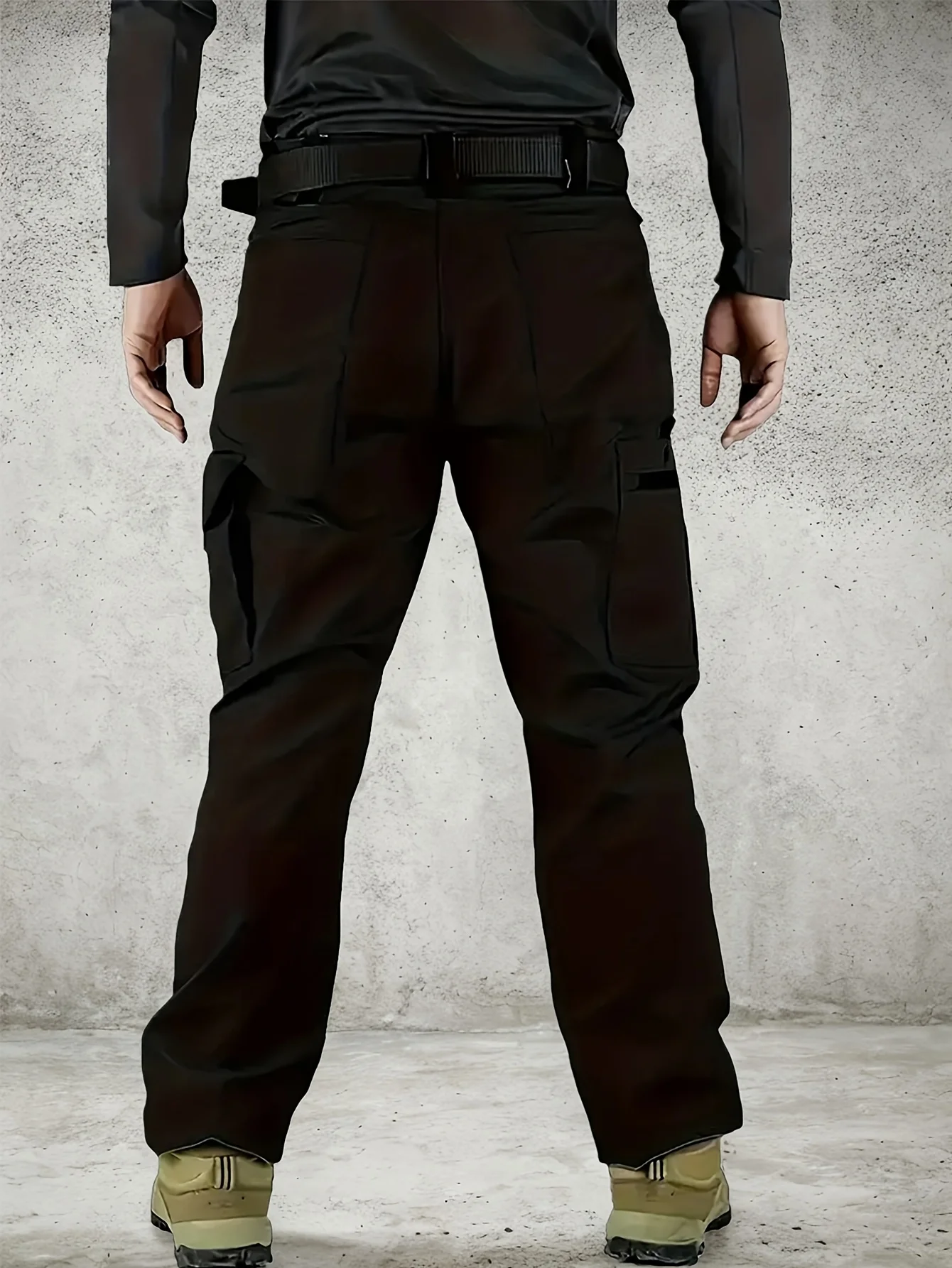 Men's Tactical Cargo Pants Plus Size High Quality Outdoor Casual Sports Pant Hiking Fishing Waterproof Multi-pocket Men Trousers