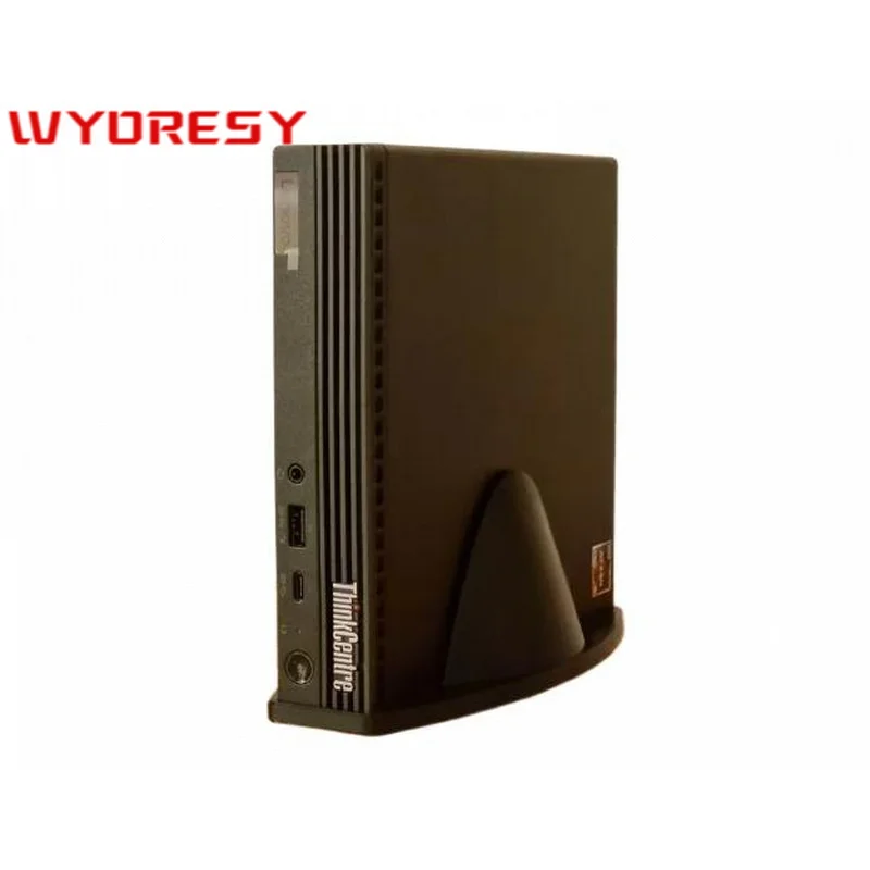 WYORESY for Lenovo (M70q/M80q/M90q/P340/P360) Premium Vertical Desktop Stand Shock Absorption Anti-Sway Mini PC Host Parts