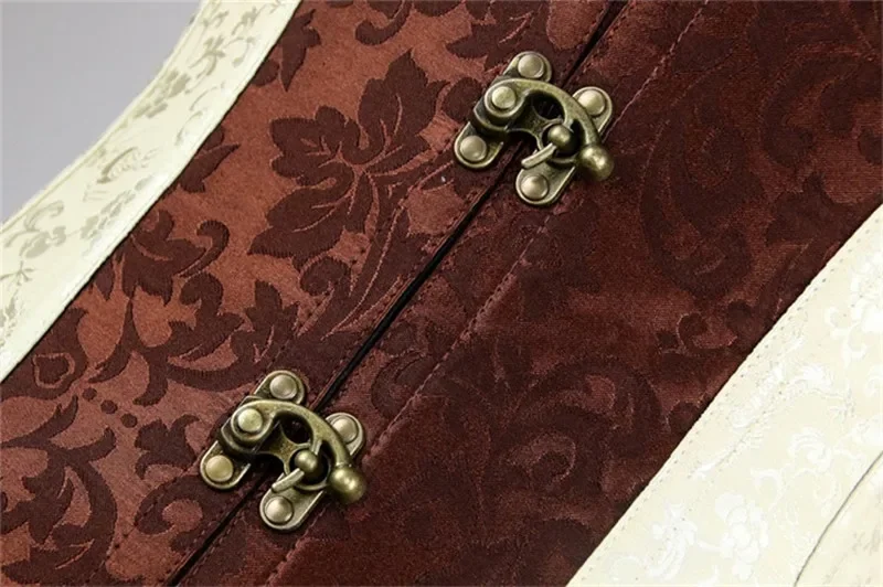 Steampunk espartilho bustier underbust superior plus size cetim cintura cincher espartilhos góticos sexy lingerie feminina corselet korsett