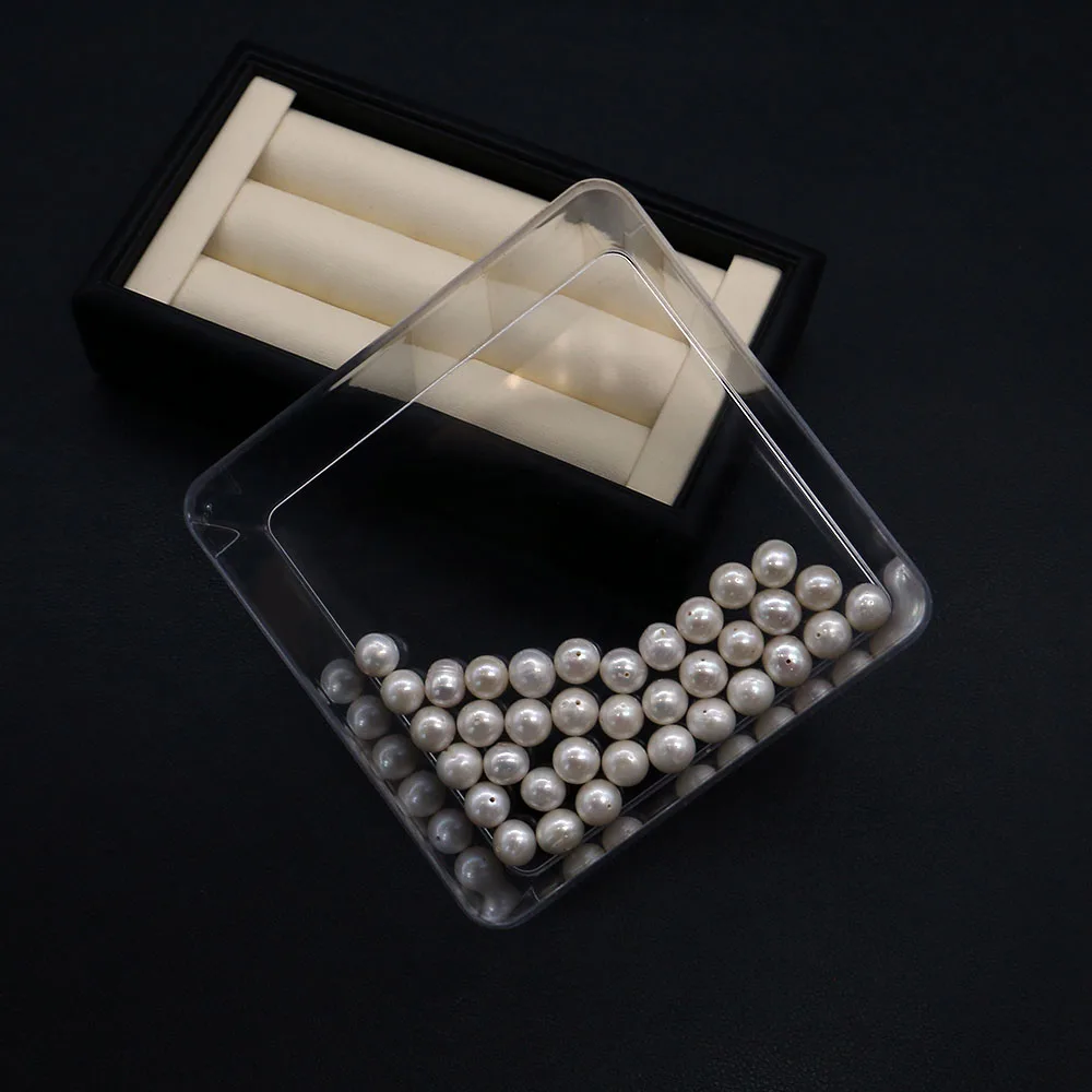 

94x94 мм, прозрачная шкатулка для драгоценностей без разделения, пластиковые материалы, пустое отделение, коробка-органайзер, бусины, серьги, квадратная шкатулка для ювелирных изделий