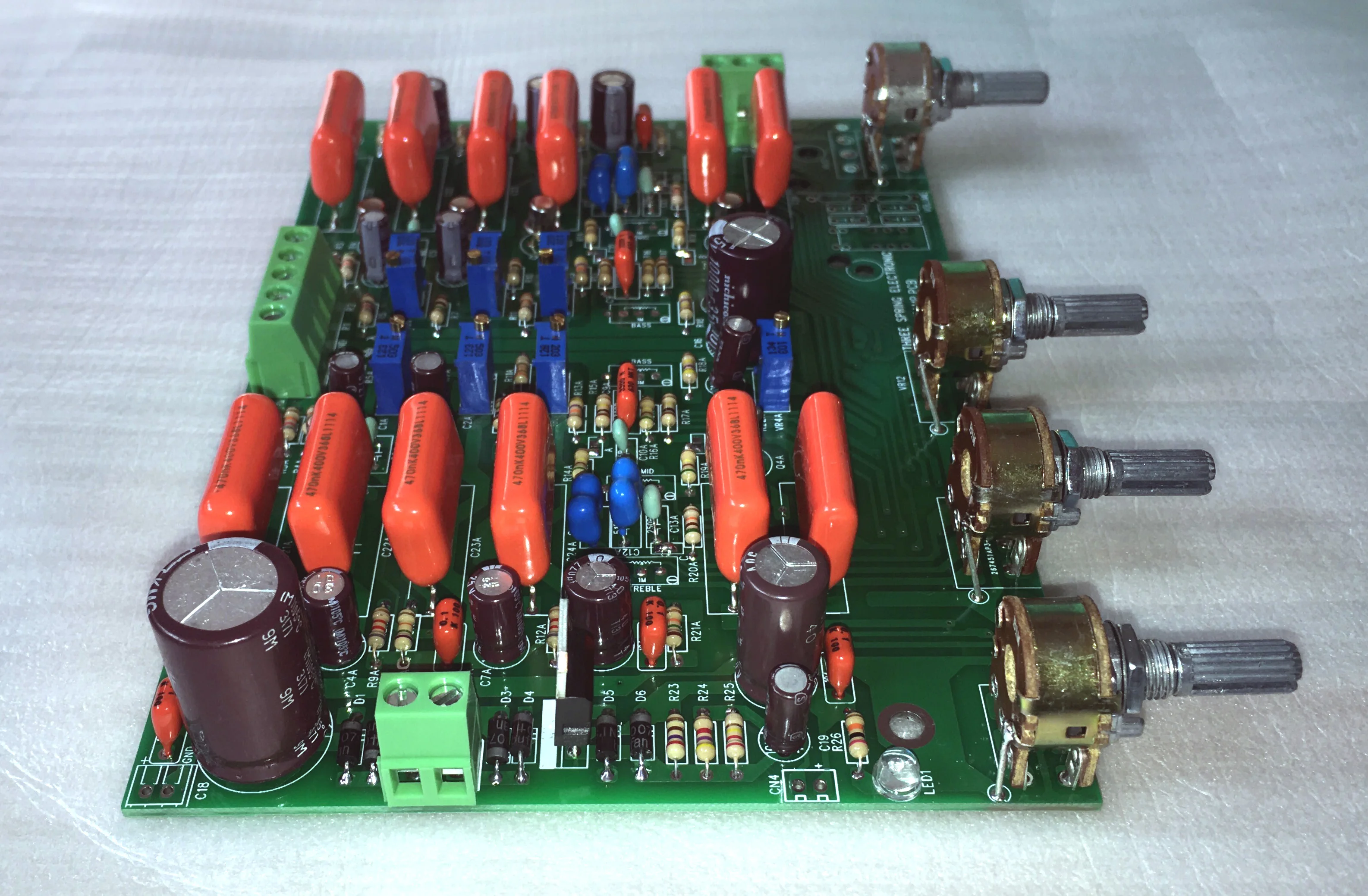 JFET أربعة أنبوب المرحلة الأمامية 3DJ7H المرحلة الأمامية طعم الصفراوي المرحلة الأمامية لوحة PCB