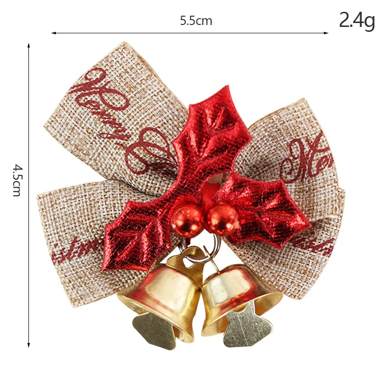 

*Christmas Decoration Christmas Bell with Bow Christmas High Quality Indoor Outdoor Decoration