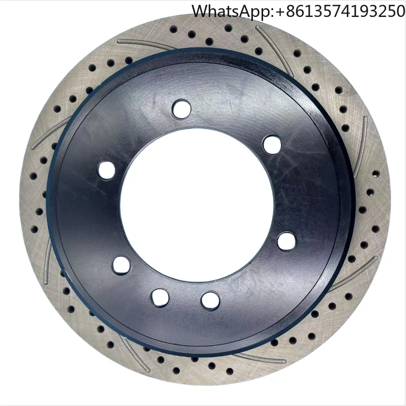 

For Brake Disc 330*18mm OE#43206-VC200 Rear Drilled and Slotted Disc Brake Vent Brake Disc for NISSAN