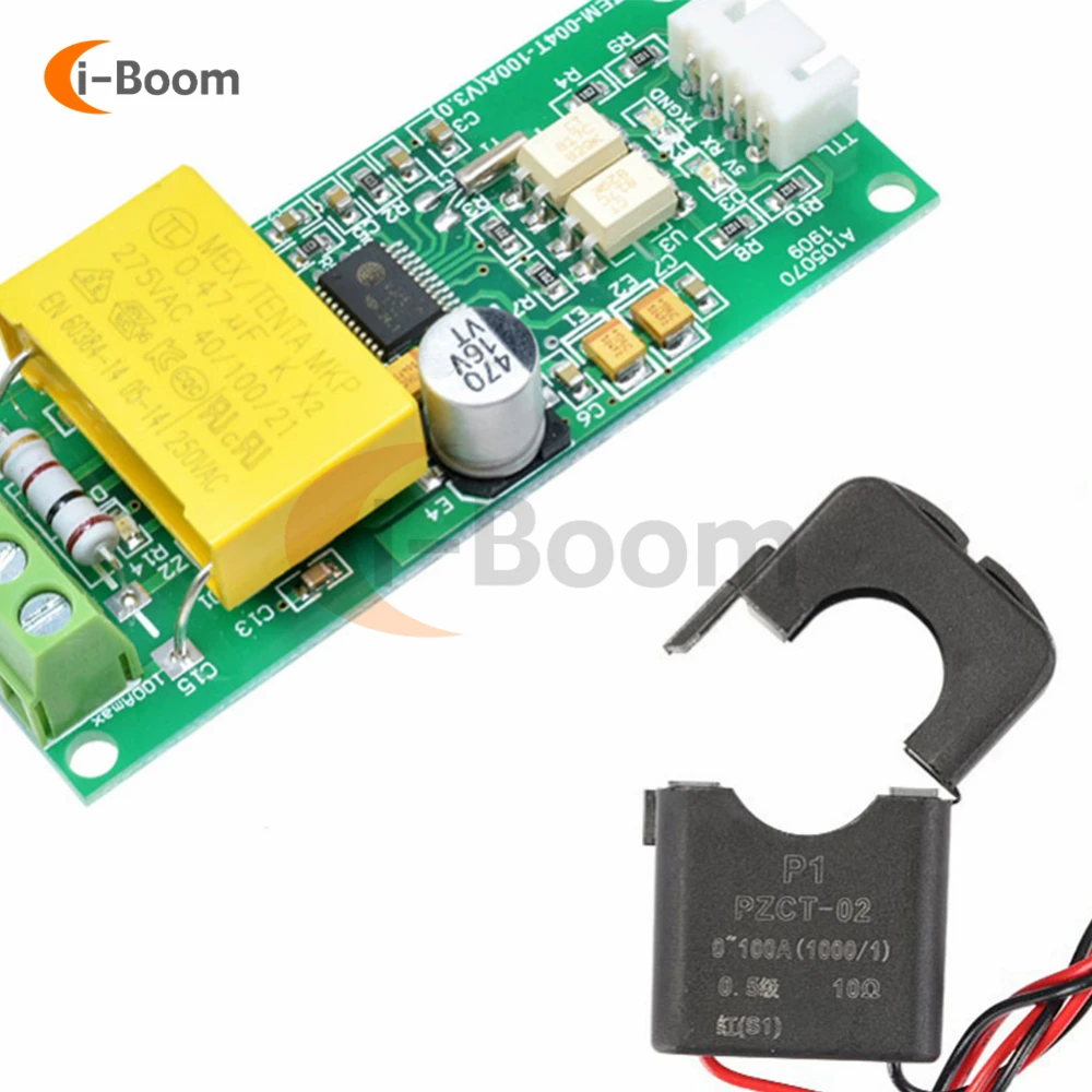 AC Digital Multifunction Meter Watt Power Volt Amp Current Test Module PZEM-004T For Arduino TTL COM2\\COM3\\COM4 0-100A 80-260V