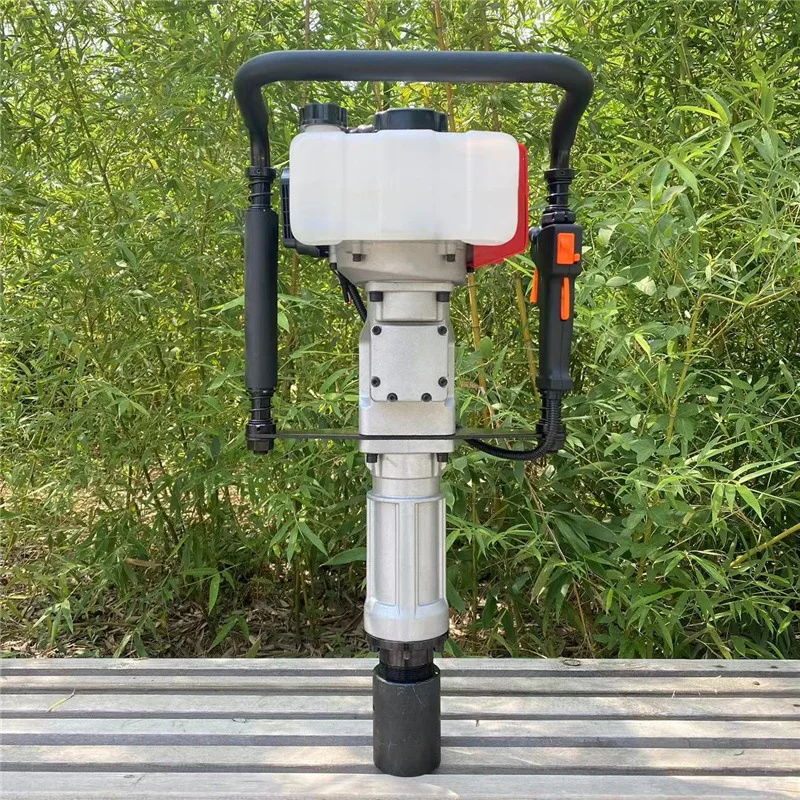 

Flood Control Handheld Pile Driver Engineering Greenhouse Guardrail Buried Pile Driver Two-stroke Portable Embankment P