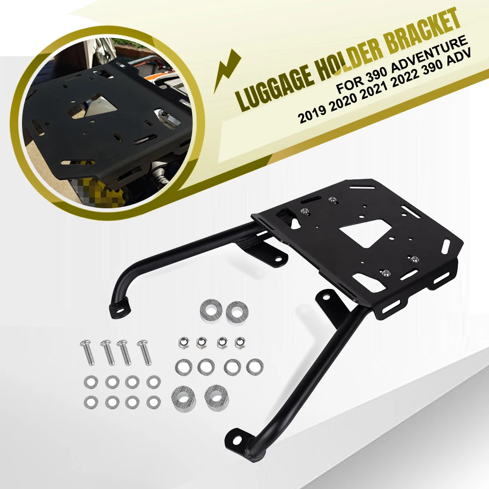 

Motorcycle Rear Luggage Bracket For 390 Adventure 2019 2020 2021 2022 390 ADV Seat Rack Carrier Plate Shelf Cargo Tail Support