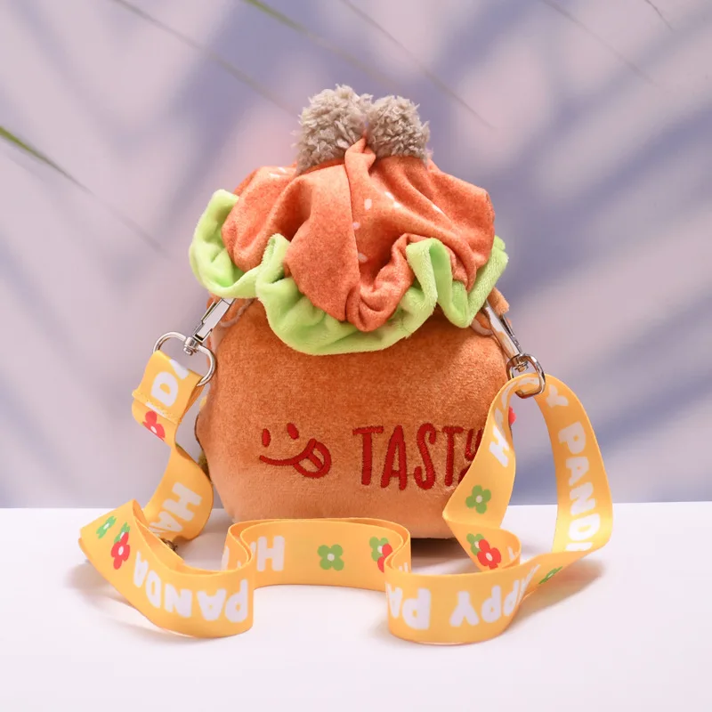 

15/17cm Labubu Clothes Accessories Cute Plush Hamburger Carry Bag Set Exquisite Small Gift For Outfit Change Fits 1st-3rd Gen