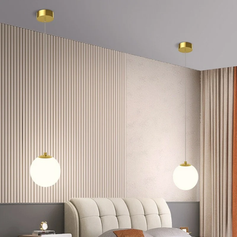 

Minimalist Bedside Chandelier2024New Modern Simple and Light Luxury Living Room Background Wall Bedroom Bedside