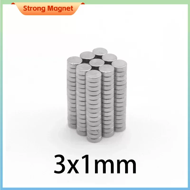 

200/500/1000/2000PCS Small Round 3x1mm Powerful Magnetic Magnets N35 Neodymium Magnet Disc Rare Earth Magnets Strong