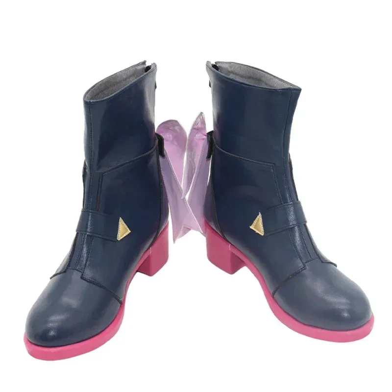 

Nakiri Ayame Cosplay Shoes PU Leather Shoes Halloween Carnival Boots Vtuber Cosplay Prop Custom Made