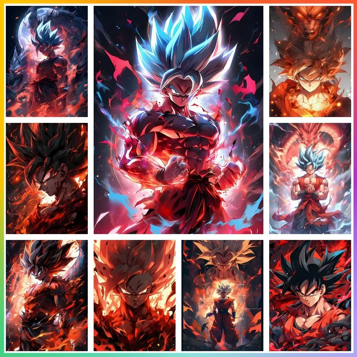 

Goku Crafts Printed Puzzle Pattern Stitch Diamond Painting 5d Art Mosaic New 2024 New Collection Decor Handcraft