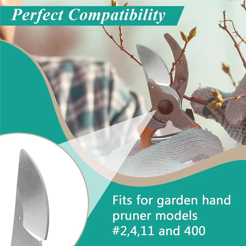 

AS60-Hand Pruner Replacement Kit Spare Blade, Spring, & Adjustment Key For Garden Pruning Shears & Bypass Clippers